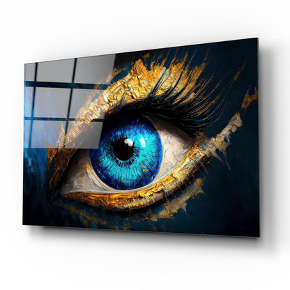 Blue Eye Glass Wall Art
