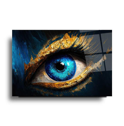 Blue Eye Glass Wall Art