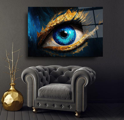 Blue Eye Glass Wall Art