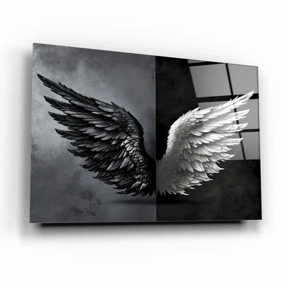 Wings Glass Wall Art - LUXARTDECO