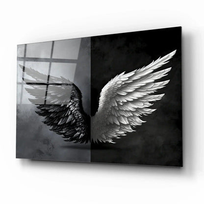 Wings Glass Wall Art - LUXARTDECO