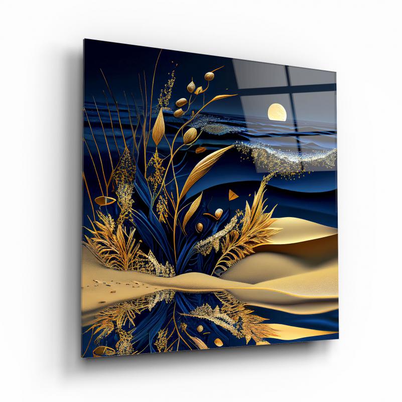 Art mural en verre nature