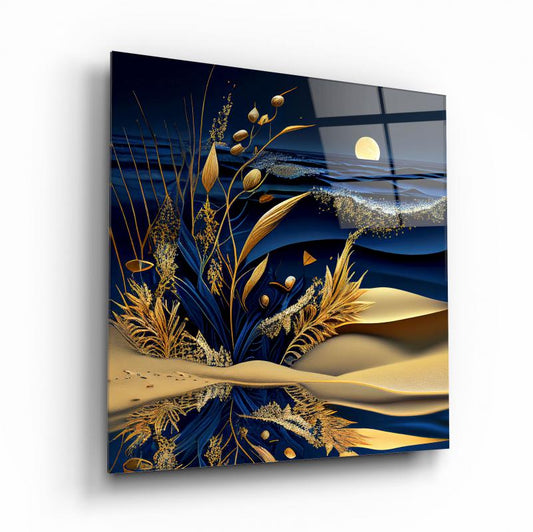 Art mural en verre nature