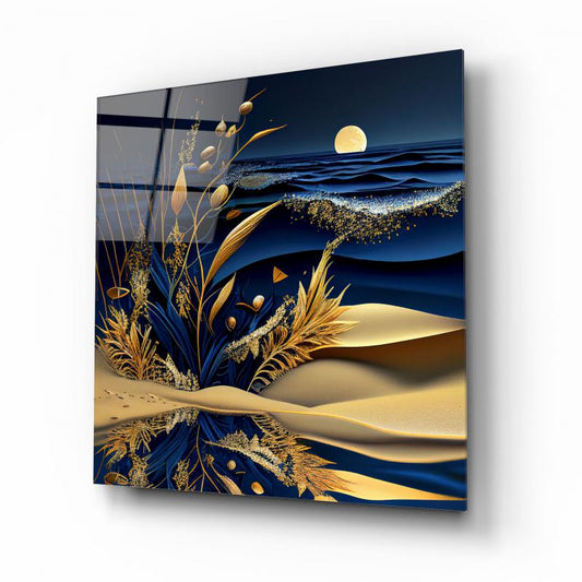 Art mural en verre nature