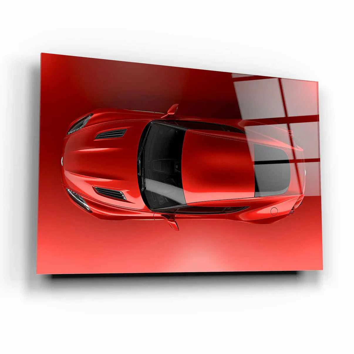 Aston Martin Glass Wall Art