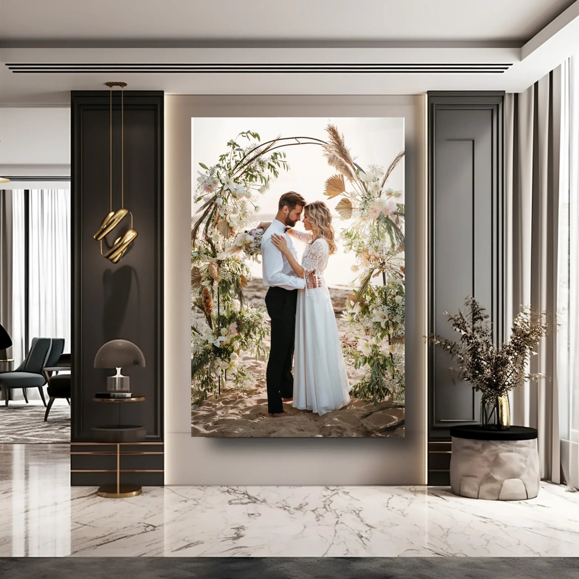 Rectangular Custom Print on Glass - LUXARTDECO