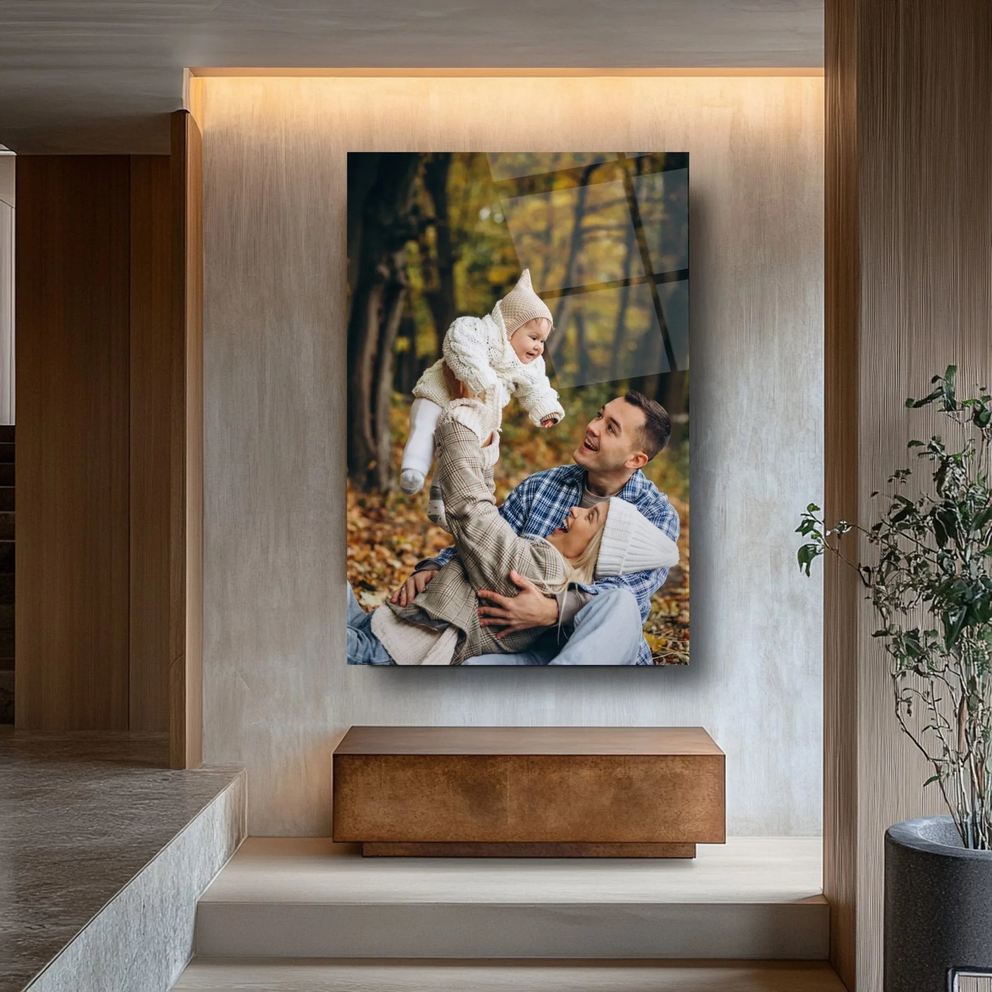 Rectangular Custom Print on Glass - LUXARTDECO