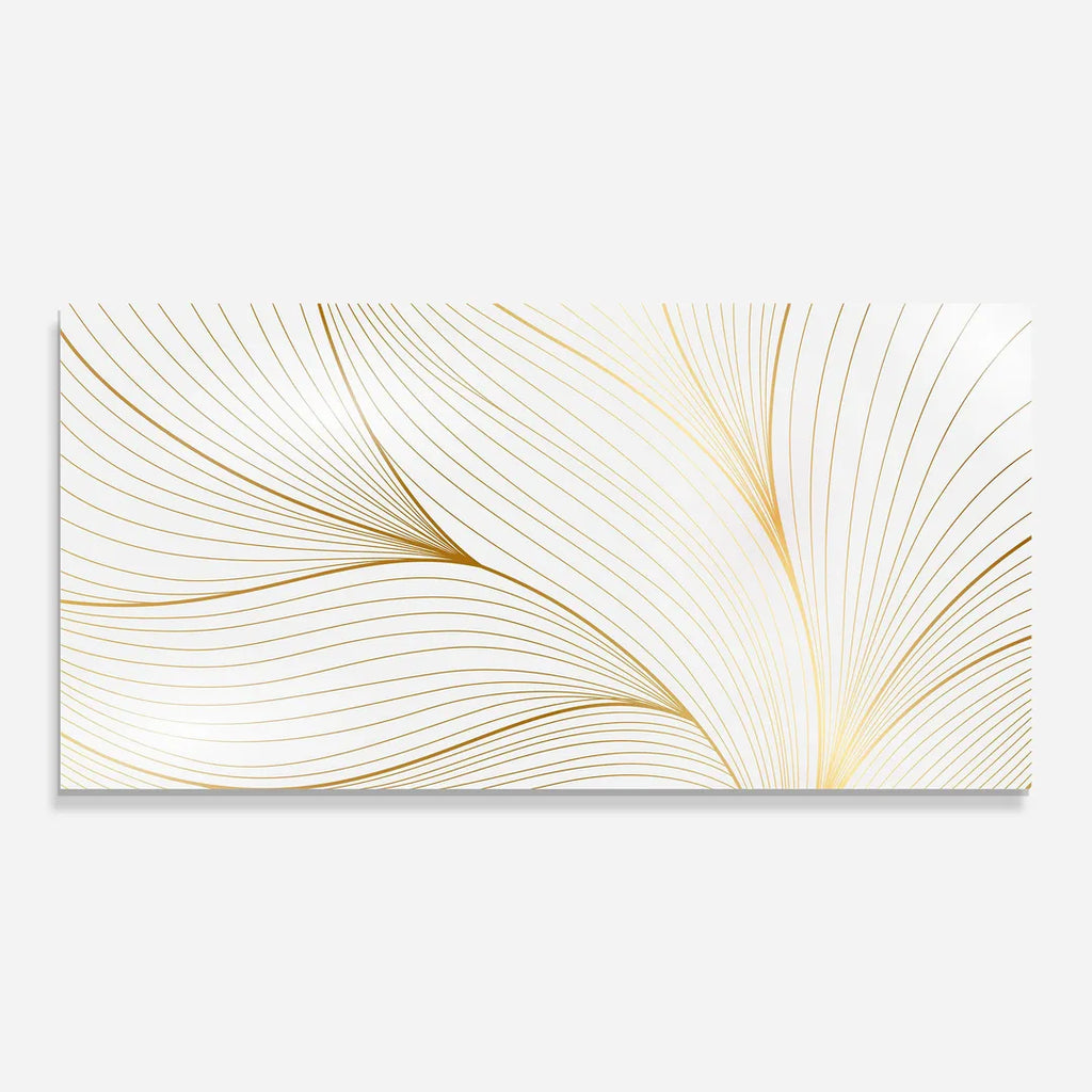 Art mural en verre blanc pur