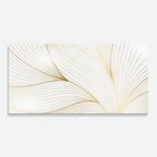 Art mural en verre blanc pur