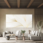 Art mural en verre blanc pur