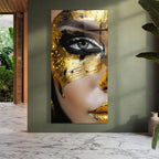 Décoration murale en verre Eyeliner