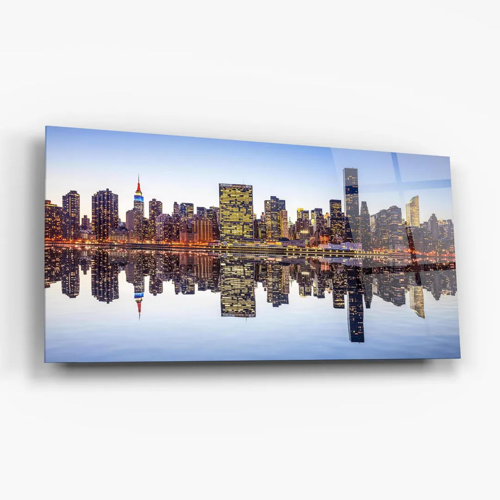 Art mural en verre de New York 