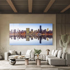 Art mural en verre de New York 