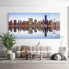 Art mural en verre de New York 