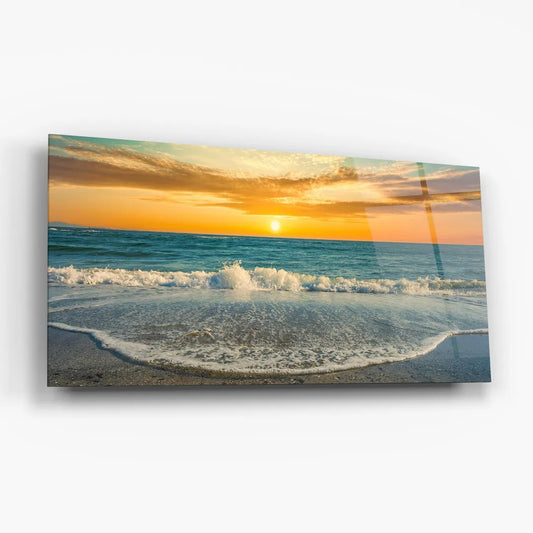 Sunset Glass Wall Art