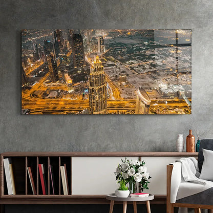 Dubai Glass Wall Art - LUXARTDECO