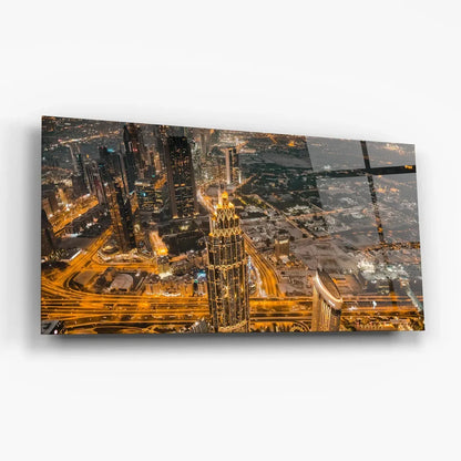 Dubai Glass Wall Art - LUXARTDECO