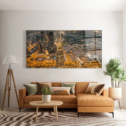 Dubai Glass Wall Art - LUXARTDECO
