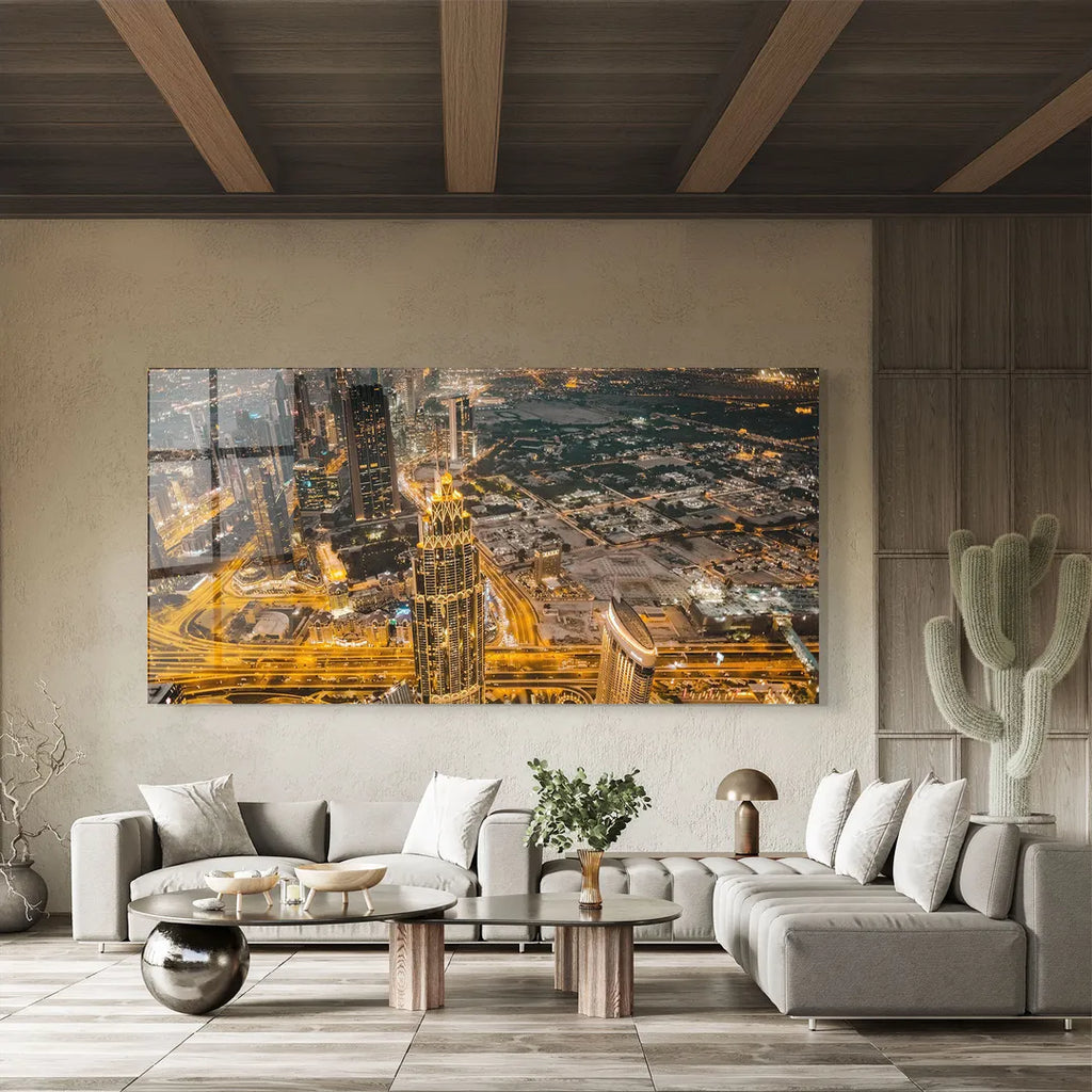 Dubai Glass Wall Art