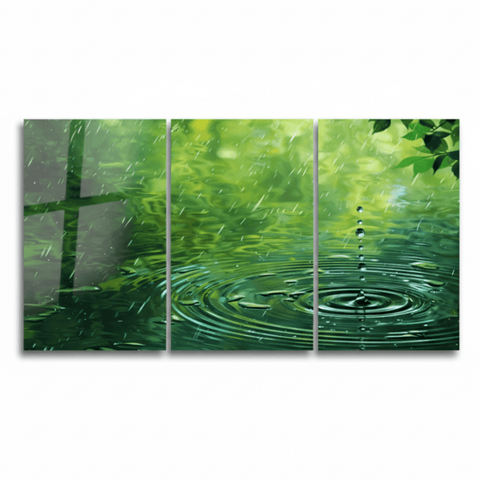 Water Ripple Glass Wall Art