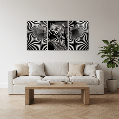 Donna İpnotica Quadro in Vetro Temperato