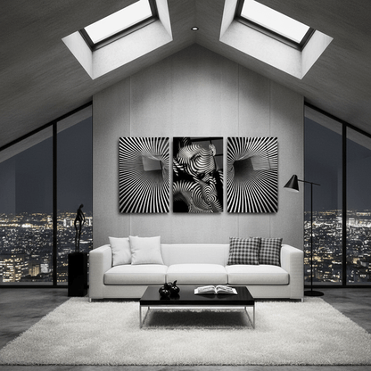 Donna İpnotica Quadro in Vetro Temperato