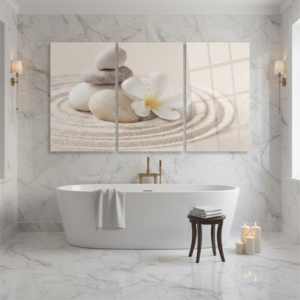 T-24 nel bagno luxury in marmo
