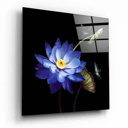 Lotus Glass Wall Art - LUXARTDECO