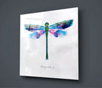 Dragonfly Glass Wall Art - LUXARTDECO