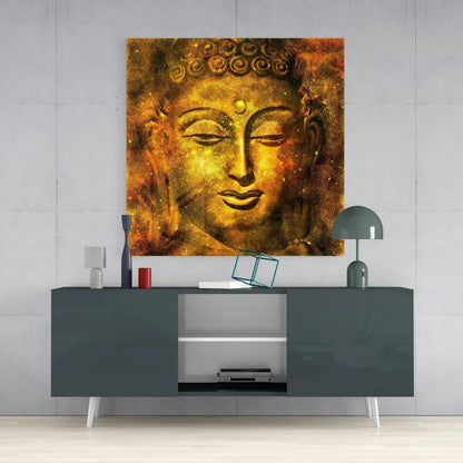 Buddha Glass Wall Art - LUXARTDECO