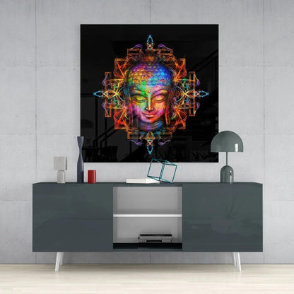 Buddha Glass Wall Art - LUXARTDECO