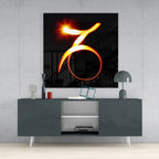 Horoscopes - Capricorn Glass Wall Art