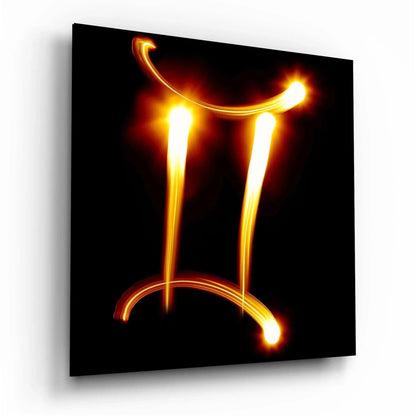 Horoscopes - Gemini Glass Wall Art - LUXARTDECO