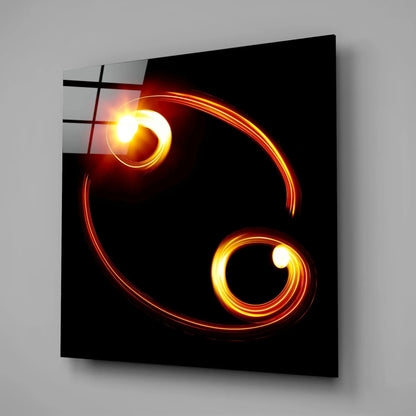 Horoscopes - Cancer Glass Wall Art - LUXARTDECO