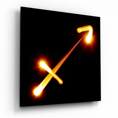 Horoscopes - Sagittarius Glass Wall Art - LUXARTDECO