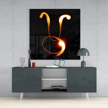 Horoscopes - Taurus Glass Wall Art - LUXARTDECO