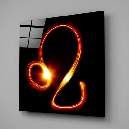 Horoscopes - Leo Glass Wall Art - LUXARTDECO