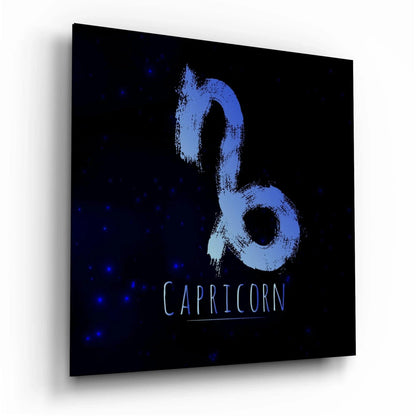 Horoscopes - Capricorn Glass Wall Art - LUXARTDECO