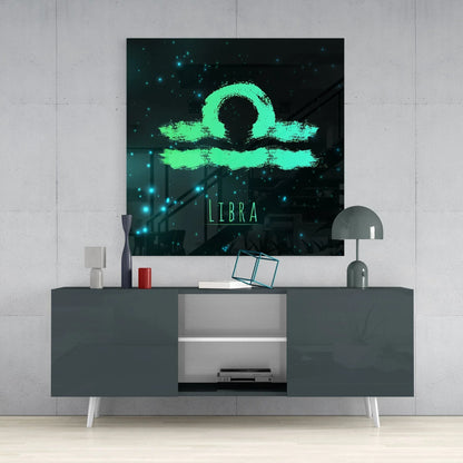 Horoscopes - Libra Glass Wall Art - LUXARTDECO