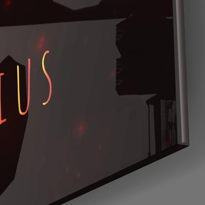 Horoscopes - Sagittarius Glass Wall Art - LUXARTDECO