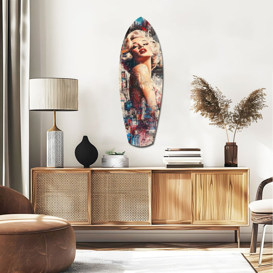 Marilyn Monroe Vintage Dreams Glass Wall Art