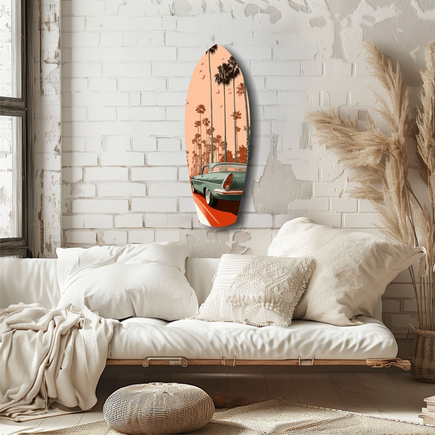 California Dreams V2 Glass Wall Art
