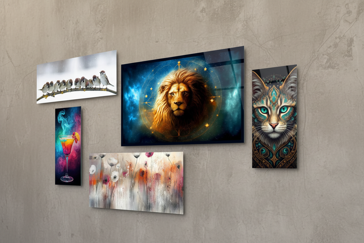 Luxury Glass Art Mixed Formats