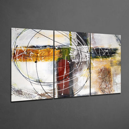 Here Glass Wall Art - LUXARTDECO