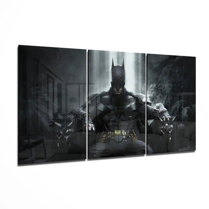 Iconic Batman Mega Glass Wall Art - LUXARTDECO