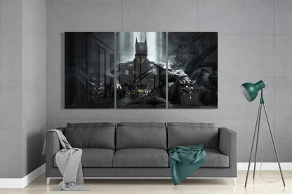 Iconic Batman Mega Glass Wall Art - LUXARTDECO