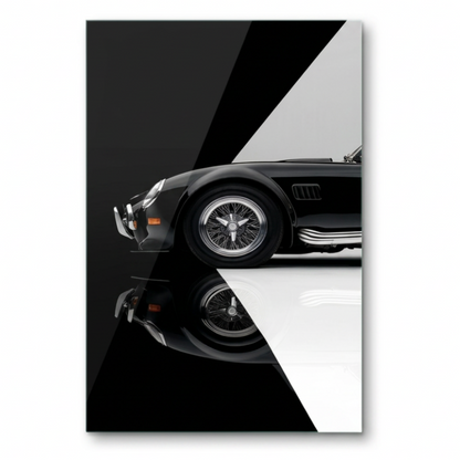 Mockup frontale D-202 su sfondo bianco, canvas quadrato e pannello verticale