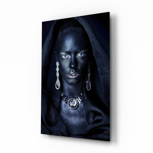 Woman Portrait 40 Glass Wall Art