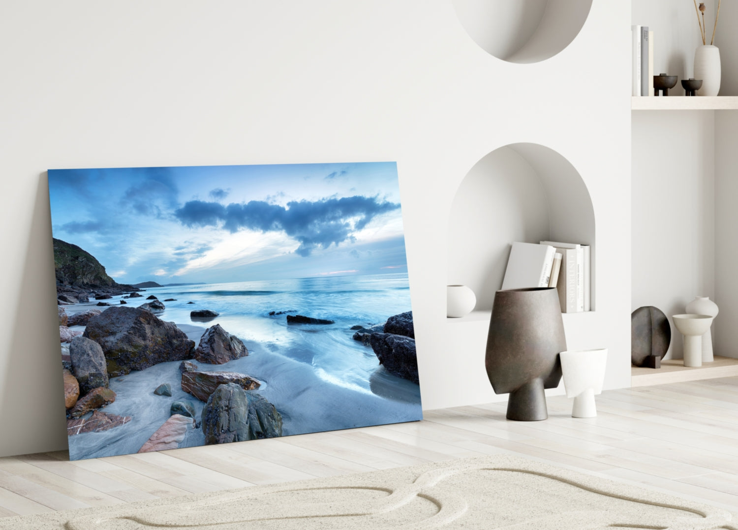 Sea Landscape Glass Wall Art
