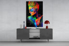 Woman Portrait Glass Wall Art